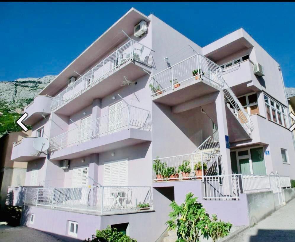 Apartman Lala Baška Voda Exteriör bild